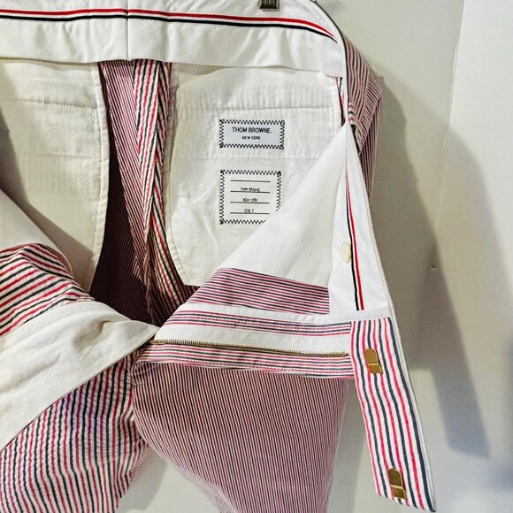 Thom Browne Striped Bermuda Shorts - Picture 3 of 13